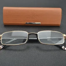 MINCL/ Полный металлический каркас Женский Мужской квадратный очки для чтения женские мужские очки при дальнозоркости Мода с коробкой NX