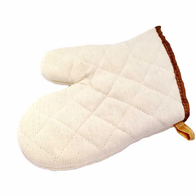 Пара термостойких Утепленные перчатки с микроволновой печи - Цвет: Short gloves