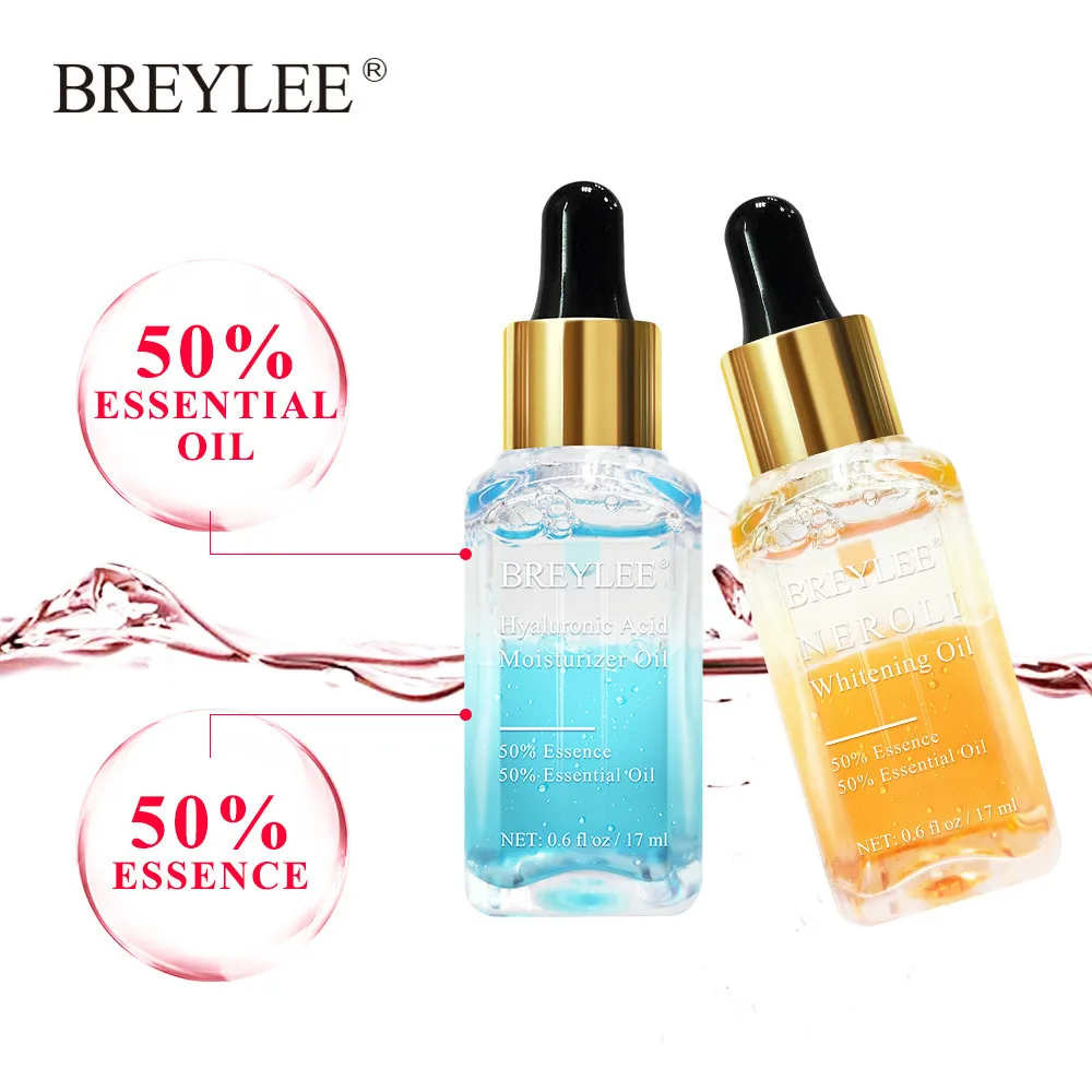 HA and NEROLI BREYLEE, 2 шт., гиалуроновая кислота, эфирные масла, отбеливающая сыворотка, роза, укрепляющая эссенция, увлажняющий крем, питающий уход за кожей лица, антивозрастной - Вес нетто: HA and NEROLI
