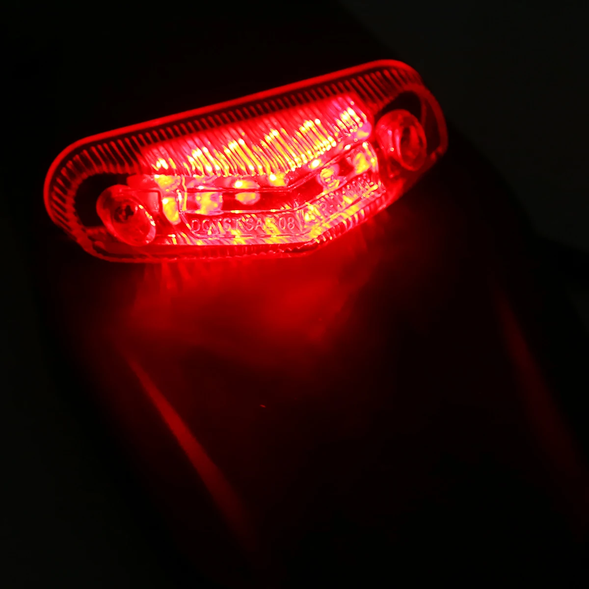 12V Motorcycle LED Stop Rear Tail Light ABS Plastic Motor Fender Brake Signal Lamp for Enduro Trials Trailbikes XR400