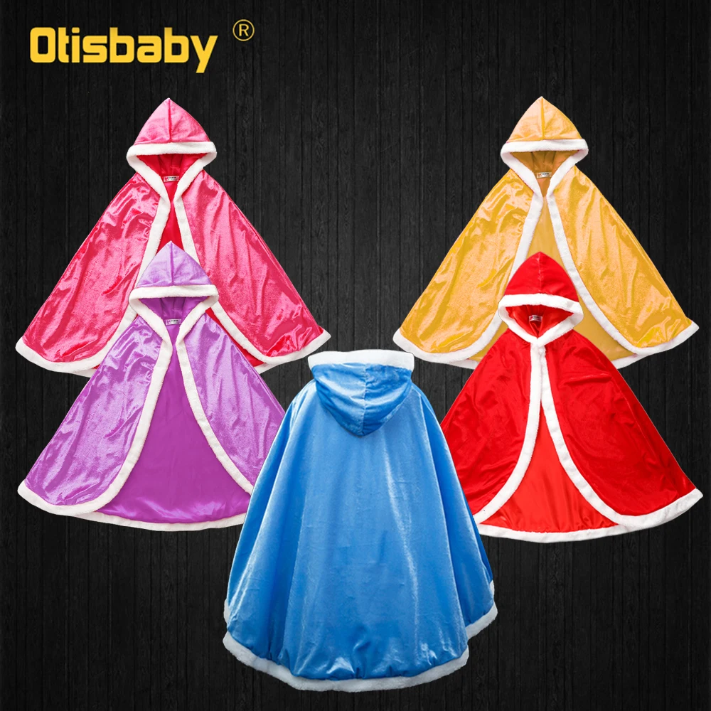 Накидка детская с капюшоном для девочек на Рождество Хэллоуин София Рапунцель