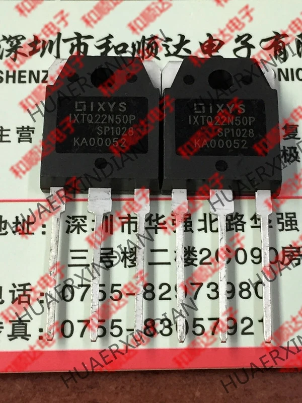 5 шт., новые оригинальные кнопки IXTQ22N50P TO-3P 500V 22A на