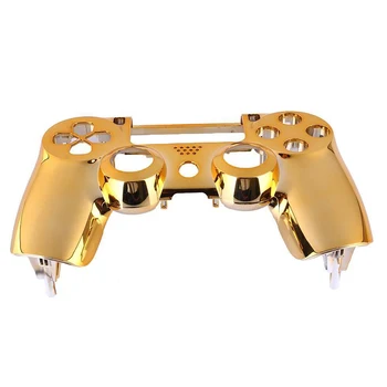 

Chrome Paint Skin Housing Shell Case Cover For Sony PlayStation 4 PS4 Controller-Gold