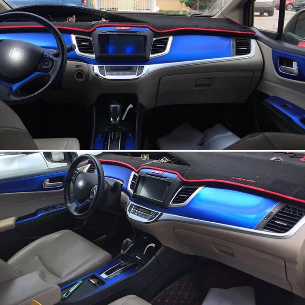Автомобильные аксессуары 5D наклейки из углеродного волокна для Honda Jade 2013-2019