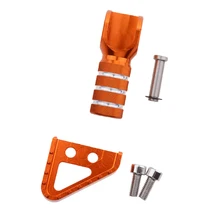 Оранжевый задний тормоз шаг пластины и рычаг переключения передач набор для KTM 125-530CC