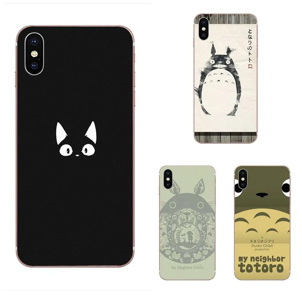 Сверхзвуковой Роскошный чехол для телефона Totoro Minimal Art Samsung Galaxy Note 5 8 9 S3 S4 S5 S6 S7 S8 S9