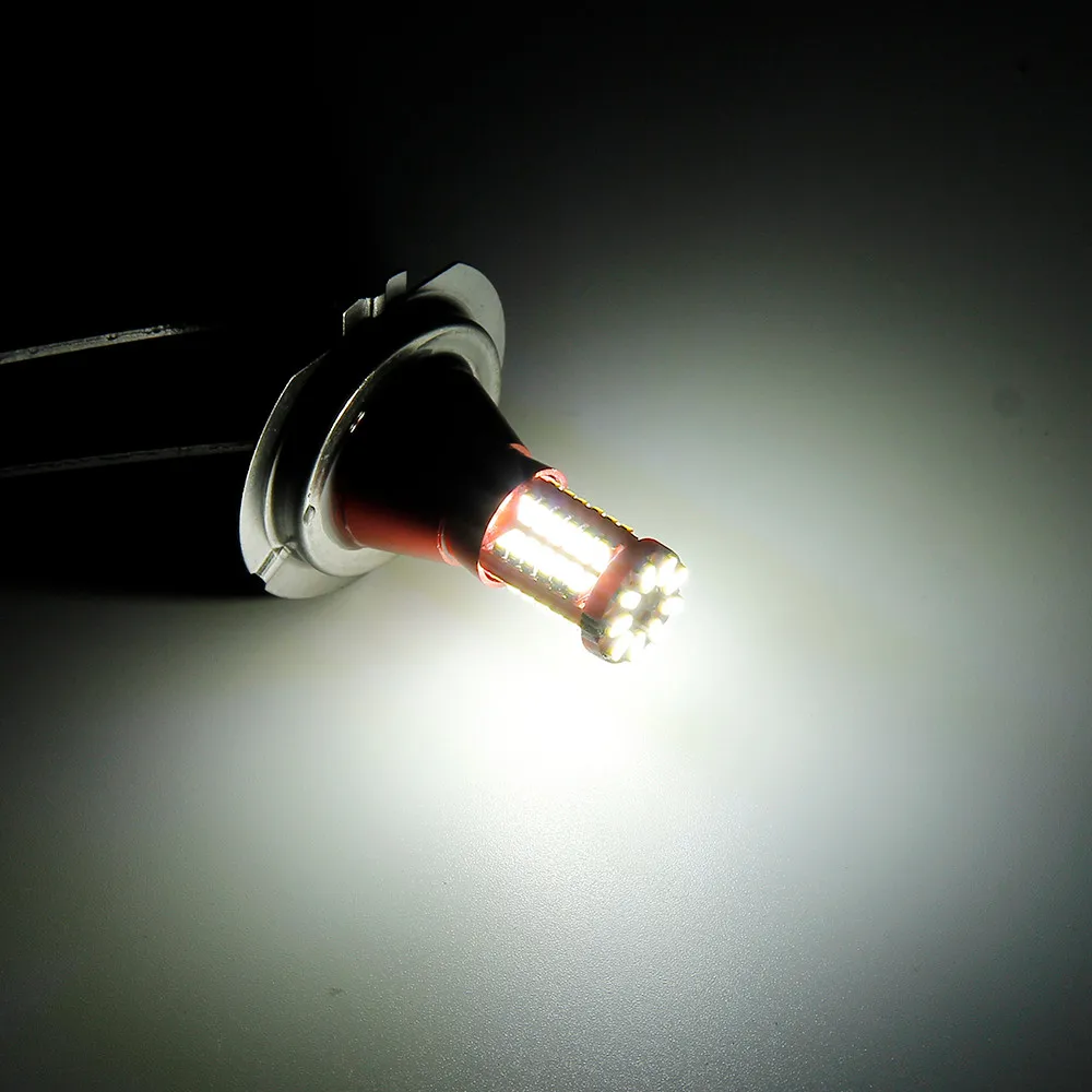 57 smd 4014 Автомобильный светодиодный противотуманный светильник s H7 светодиодный сигнал поворота для вождения автомобиля противотуманные лампы Задний тормоз Стоп сигнальный светильник лампа высокого качества