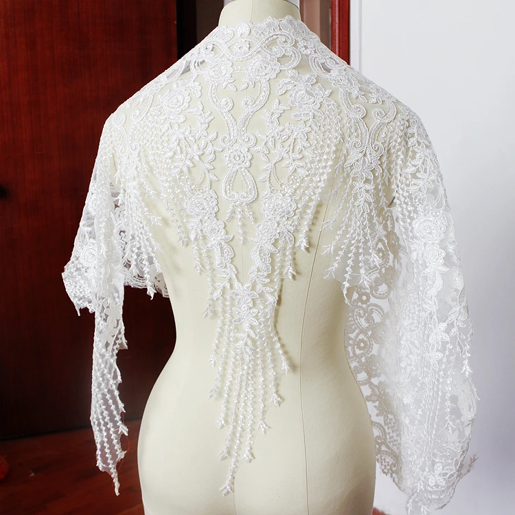 

large lace trim scallop wide lace boarder Ivory Bridal Dresses Lace Boarder Trim DIY Veil Trim 10 Yards