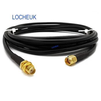 

1M 3M 6M 9M 12M 15M 20M Low Loss Extension Cable SMA Male to SMA Female RF Connector Adapter LMR200 RF Cable