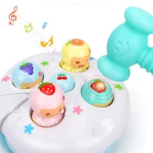 Детские игрушки с животными, детские игрушки для дошкольников, многофункциональная головоломка для раннего образования, электрическая игрушка для младенцев, музыкальная игровая машина