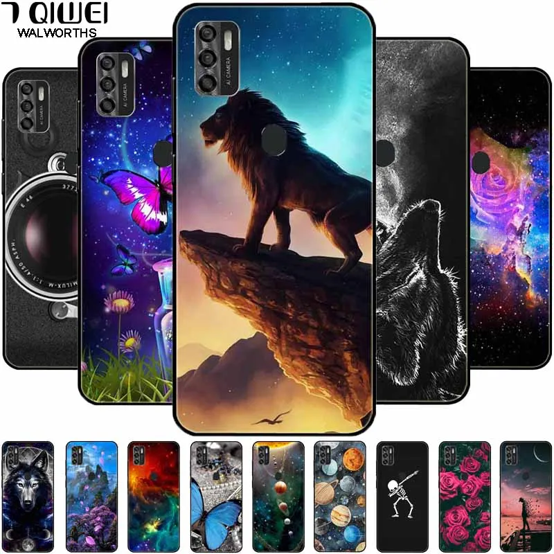 Para ZTE A7s 2020 caso suave de silicona para cubrir los casos teléfono ZTE blade A7s 2020 de 6,5 pulgadas TPU Coque para hoja 7s 2020