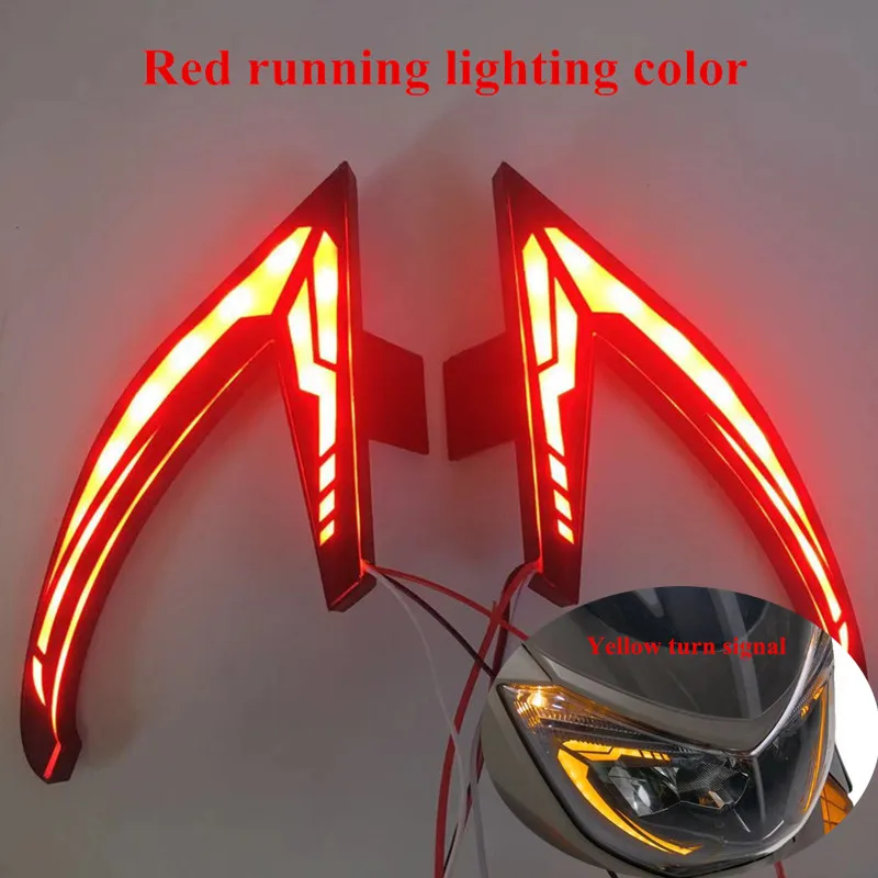 

Modified Motorcycle nmax original headlamp side led blinker turn signal running lighting indicator for YAMAHA NMAX 155 2016-2019