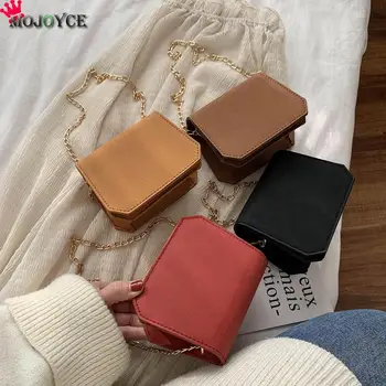 

Fashion Small Square Bag Shoulder Bag Women Mini Retro Pure Color Handbags Designer Brand Handbag Messenger Crossbody Bags
