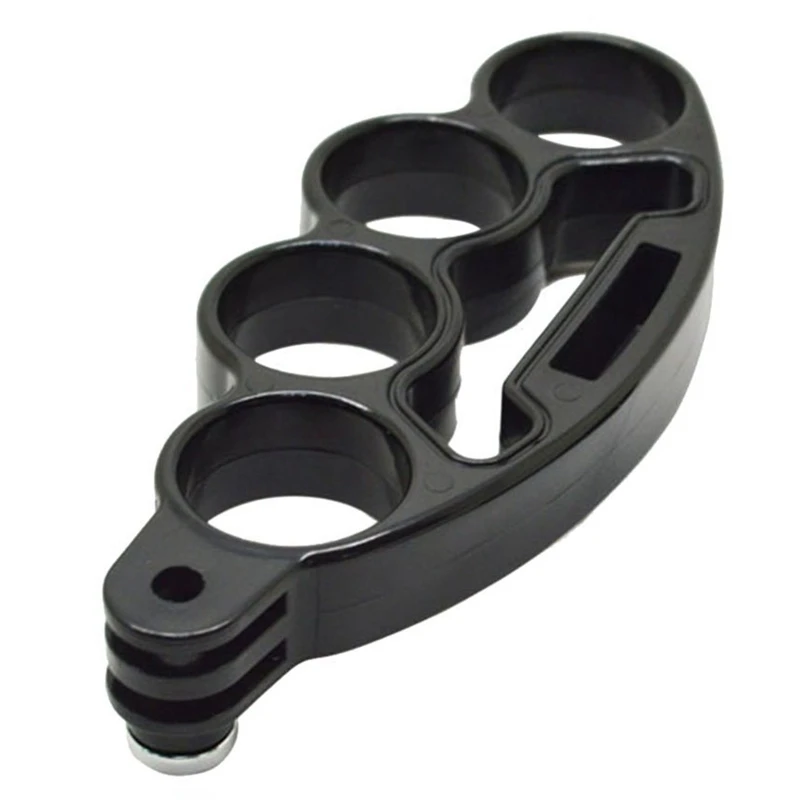 

Handheld Plastic Knuckles Fingers Grip Ring Monopod Mount for GoPro Hero 4/3+/3/2/1 SJCAM Sport Camera with Thumb Long Screw(bla