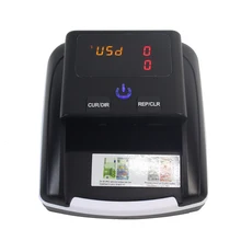 Iqd/rub detector de notas falsas portátil, detector de moedas falsas euro e eur