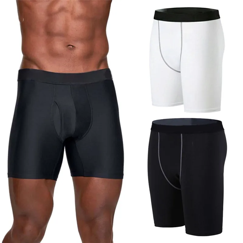 Men Compression Shorts Tights Pant Run Sports Fitness Gym Pouch Short  Underwear