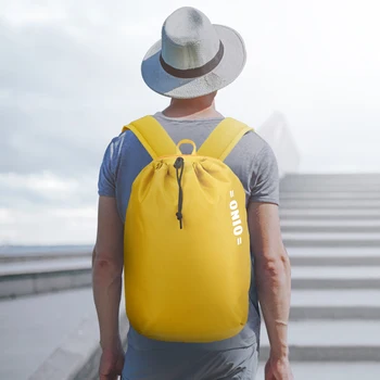 

Oino Portable Men Women Drawstring Bag Outdoor Sports Backpack For Training Swimming Fitness Hiking Multifunctional Bagpack