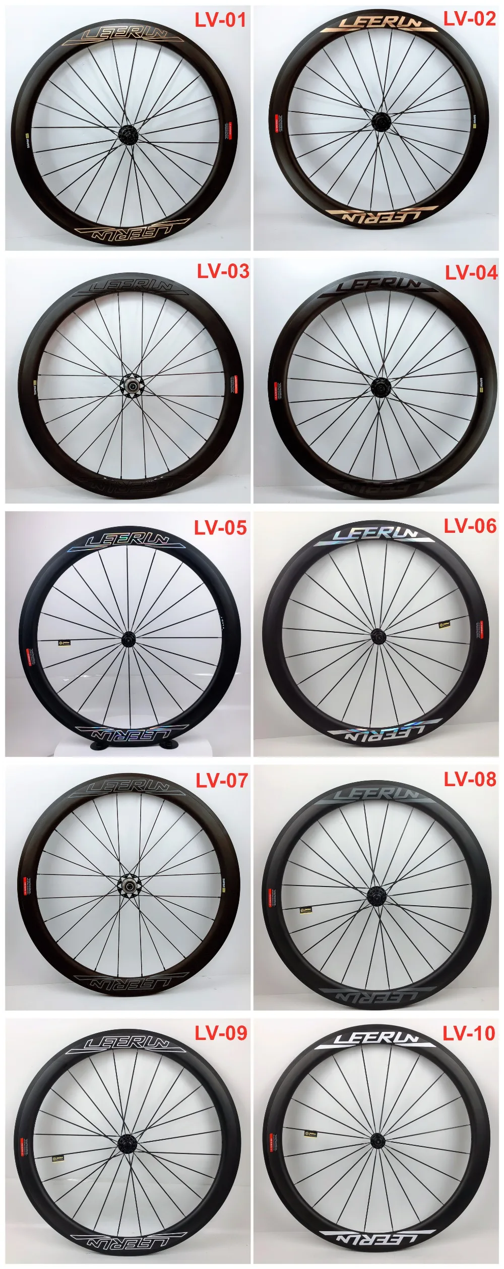 Sale 700C Road bicycle carbon wheels ceramic bearing HUBS lightweight carbon road wheels 25mm wide clincher tubular Tubeless 8