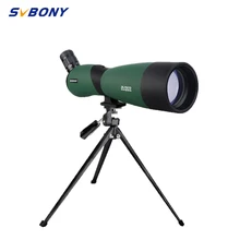 SVBONY SV403 teleskop z powiększeniem 20-60X60/25-75x7 0mm luneta optyka wielowarstwowa monokularowy 64-43ft/1000 jardów w/statyw stołowy