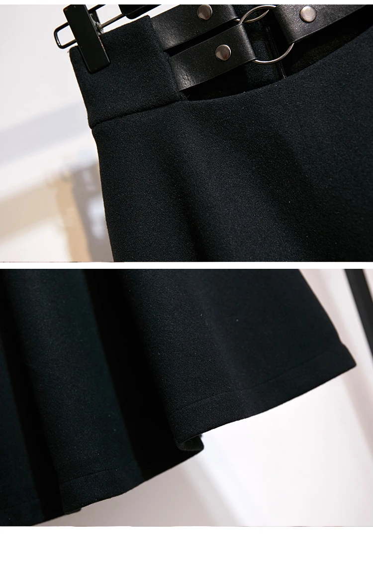 BLLOCUE зимний роскошный подиумный Элегантный женский комплект 2 шт. вязаный пуловер с высоким воротником свитер+ длинная юбка с высокой талией комплект