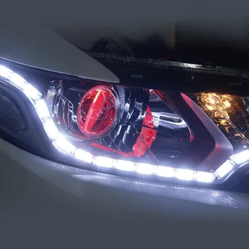

led drl With Turn Signals Lamps Auto Flow DRL LED Flexible Side Strip Lights for Toyota prado highlander corolla chr rav4 yaris
