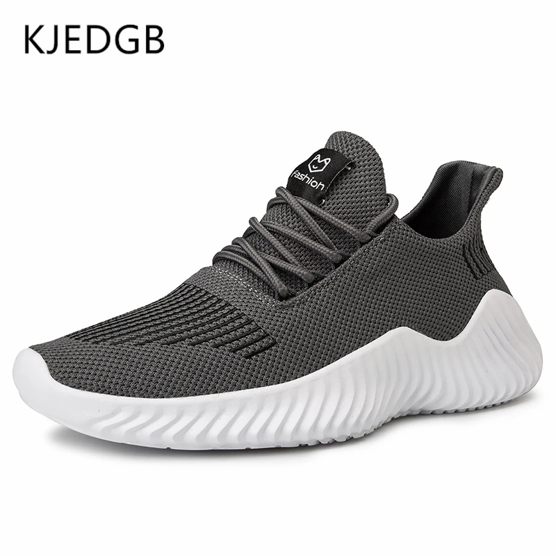 KJEDGB 2019 New Ultralight Men Casual Shoes Solid Black White Gray Breathable Comfortable Sneakers Big Size 39-47 Male Shoes KJEDGB 2019 New Ultralight Men Casual Shoes Solid Black White Gray Breathable Comfortable Sneakers Big Size 39-47 Male Shoes
