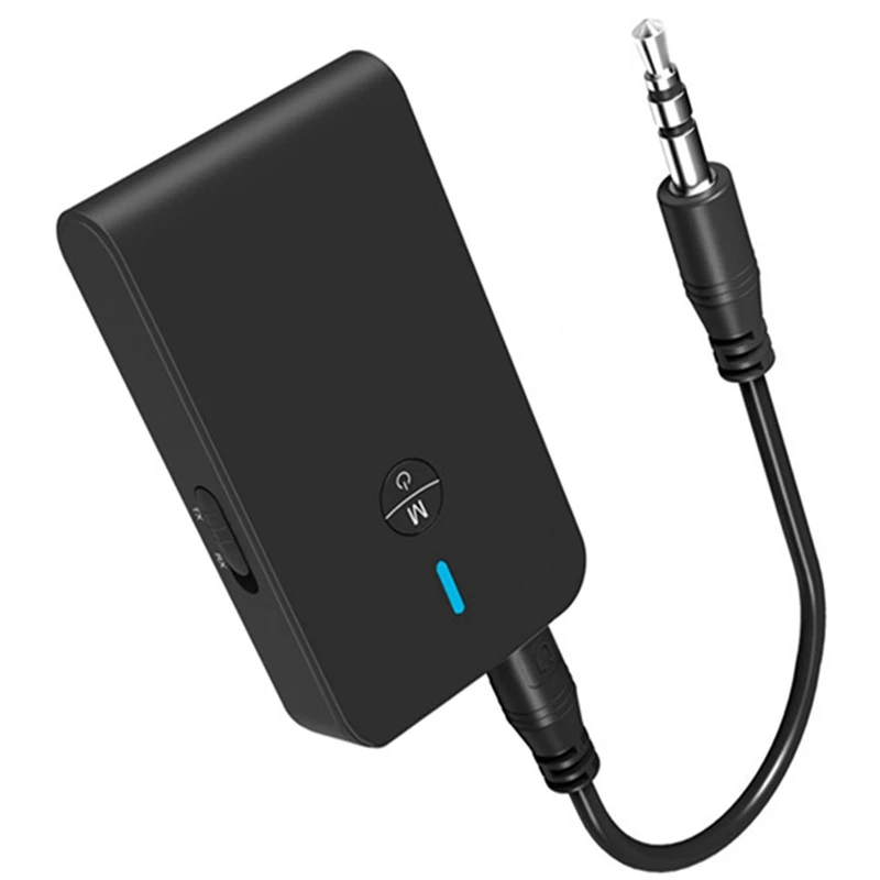 AptX Low Latency 5 0 Bluetooth Transmitter Receiver 2 In 1 o Wireless Adapter for Car TV PC Speaker Headphone 3 5MM Aux Jack
