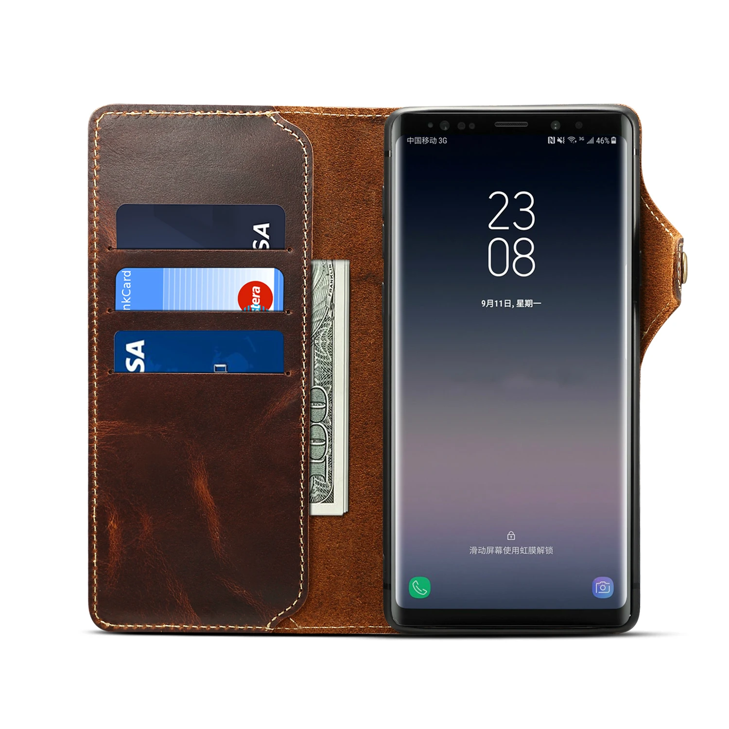 Для IPhone 11 Pro Max чехол из натуральной кожи защитный флип-чехол для IPhone 7 8 Plus X XS Max XR 11 Pro Max чехол