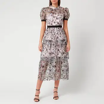 

2020 New arrive Floral-embellished dress