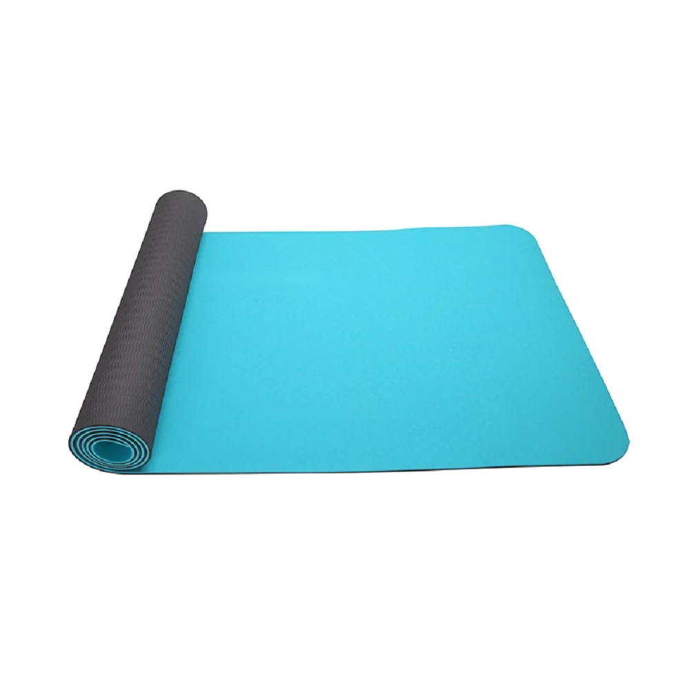 1830*610*8mm Double Color Yoga Mat Eco-Friendly TPE Material Anti-Slip Odorless Fitness Gym Home Tasteless Pad For Beginner