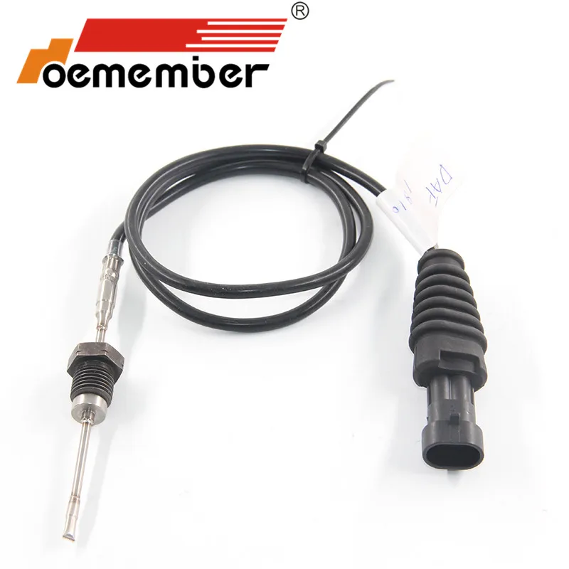 Черный 1677124 датчик температуры выхлопных газов для DAF 1689811 1810690 3468052 - Цвет: Черный