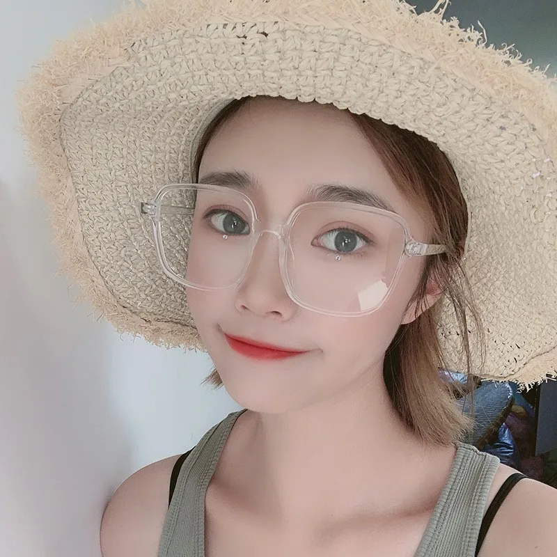 Blue Light Blocking Glasses Women's Computer Glasses Gaming Goggles Big Transparent Eyewear