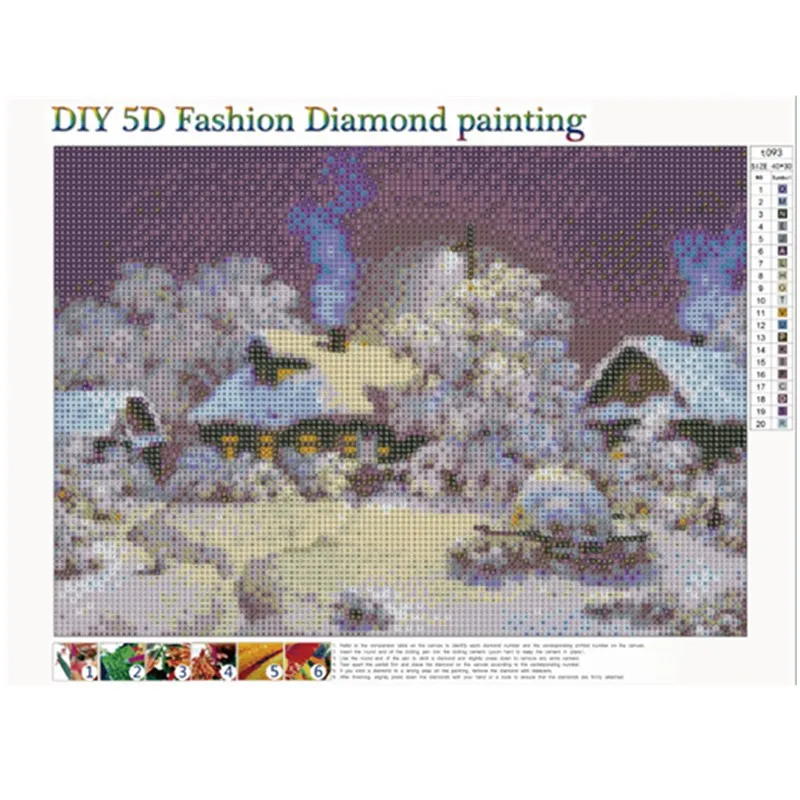 5D DIY алмазная живопись природа полная круглая дрель Алмазная вышивка пейзаж Картина Стразы Мозаика Декор для дома
