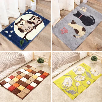 

Entrance Door Floor Mat Rectangle Cartoon Water Absorption Non-Slip Carpet for Doormat / Living Room / Bathroom