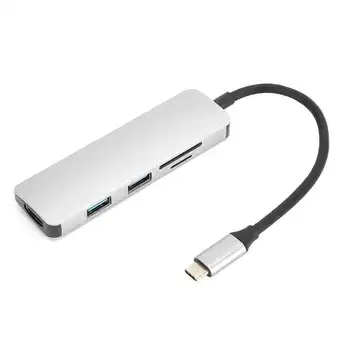 

Expansion Dock 5 in 1 3.0HUB Converter YS02 USB-C Type-C Memory / Small Memory Card Hot