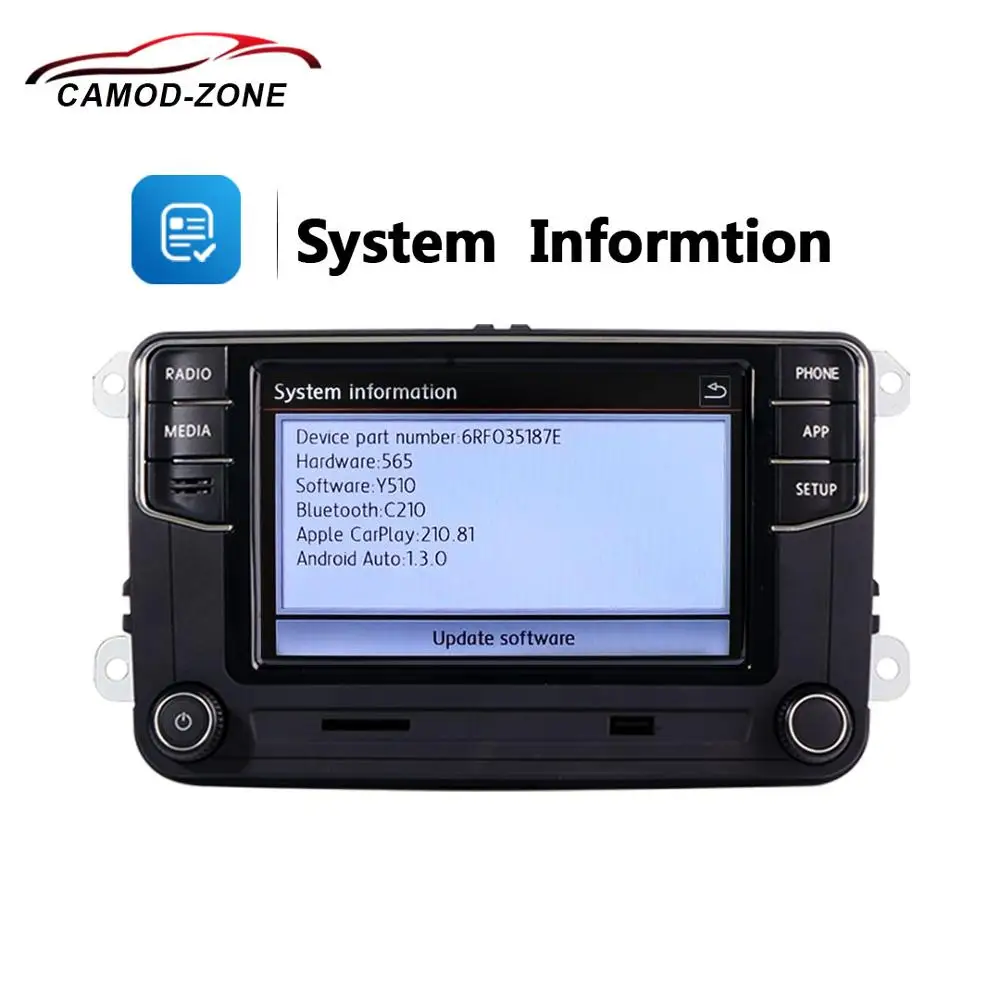 Android Авто NONAME RCD330 PLUS RCD330G Carplay R340G автомобиль MIB радио 6RF 035 187E для VW Golf 5 6 Jetta MK6 CC Tiguan Passat Polo