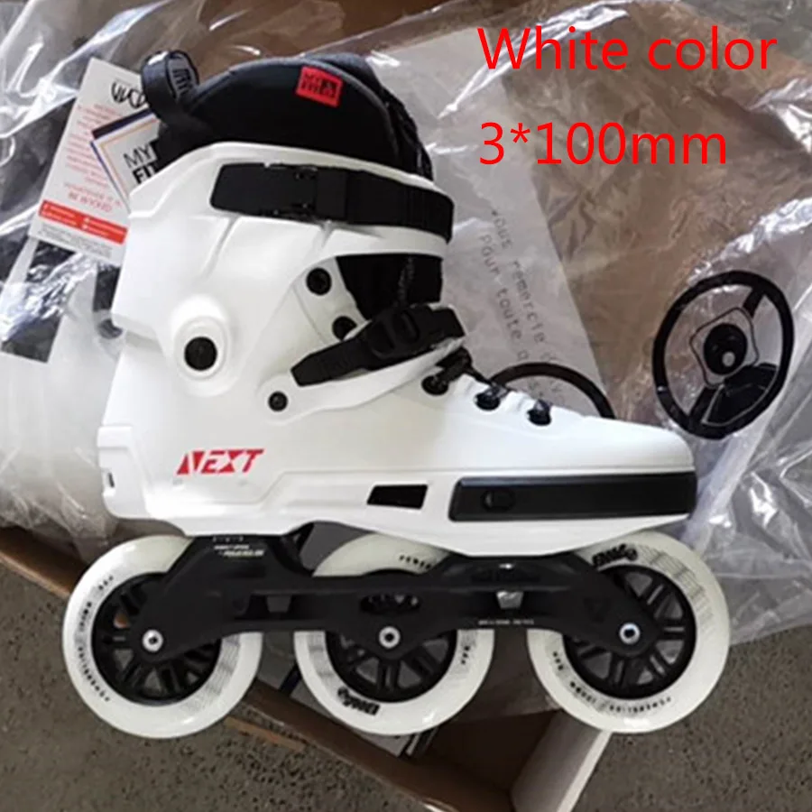 100% Original Powerslide NEXT Trinity Frame Inline Skates 3*100/110/125mm 4*80mm Street Racing Skate Roller Free Skating Patines