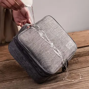 

Three-Layer Travel USB Flash Drives Case Organizer Bag Charger Digital Storage Pouch Data Earphone Cable