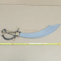sword for pirates Toy Swords Halloween Costume Party Props Plastic Sword Toy Pirates Sword Foam Simulation Pirates Sword Kid 2