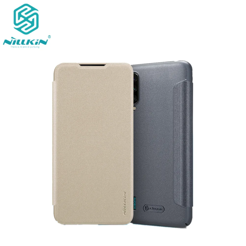 Для xiaomi mi CC9 флип-кейс NILLKIN Sparkle серии пластиковый PU кожаный чехол для xiaomi mi cc9 чехол откидная крышка