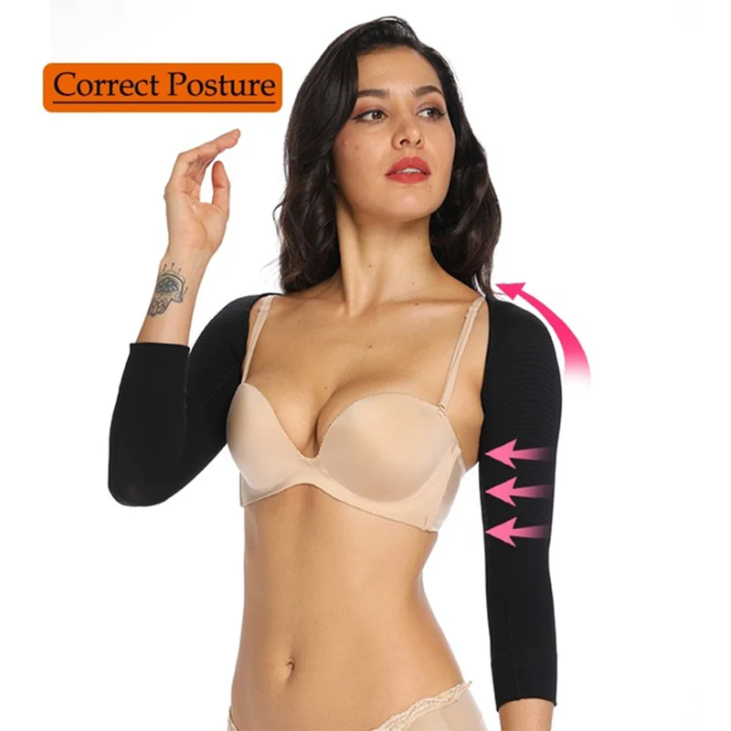 

Women Posture Corrector Arm Shaper Back Shoulder Corrector Shaper Humpback Arm Control posture corrector Slimming Underwear
