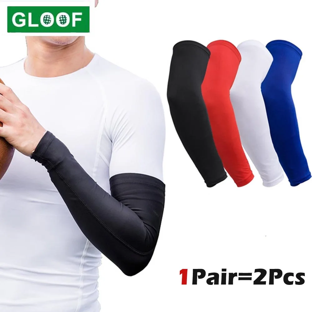 

2Pcs Youth Arm Sleeve - Compression Elbow Brace Support for Girls / Boys / Kids - Sports Sleeves for Golf