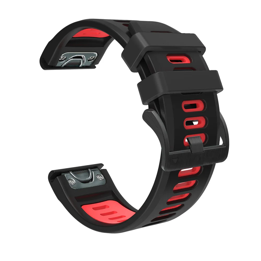 22 26MM Quick Release Bracelet Silicone Watch Wrist Band Strap For Garmin Fenix 6 6X Pro Fenix 5 5X Forerunner 935 945 Wirstband