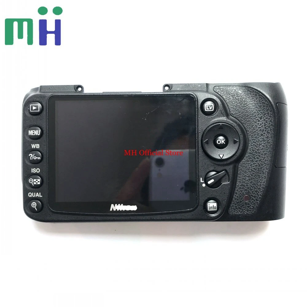 

For Nikon D90 Back Cover Rear Case Shell with Button LCD Display Screen and Flex Cable Camera Repair Spare Part