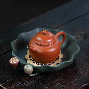 

Yixing Zisha Tea Pet Fruit Tray Pen Wash Ashtray Tea Play Decorative Sculpture Decoration Boutique Handmade Bionic Fruit Tray