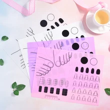 1 шт складной силиконовый коврик для ногтей, полирование ногтей, ручная Подушка, держатель, коврик, наклейка для дизайна ногтей, инструменты для маникюра, мат для ногтей