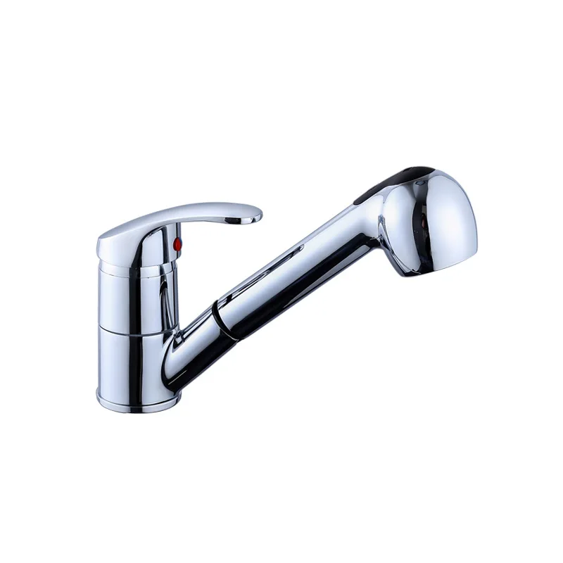 

Kitchen Faucet Zinc Alloy Copper Pull-out Cold Stretching Washing Basin Sink Faucet Manufacturers Wholesale