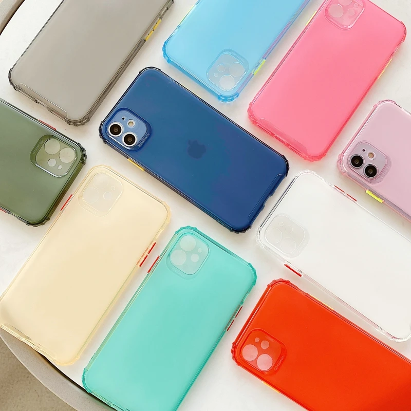Мягкий прозрачный противоударный чехол для Samsung Galaxy A51 A71 S20 Ultra S10 Note 10 Plus A30 A20E A10 A50