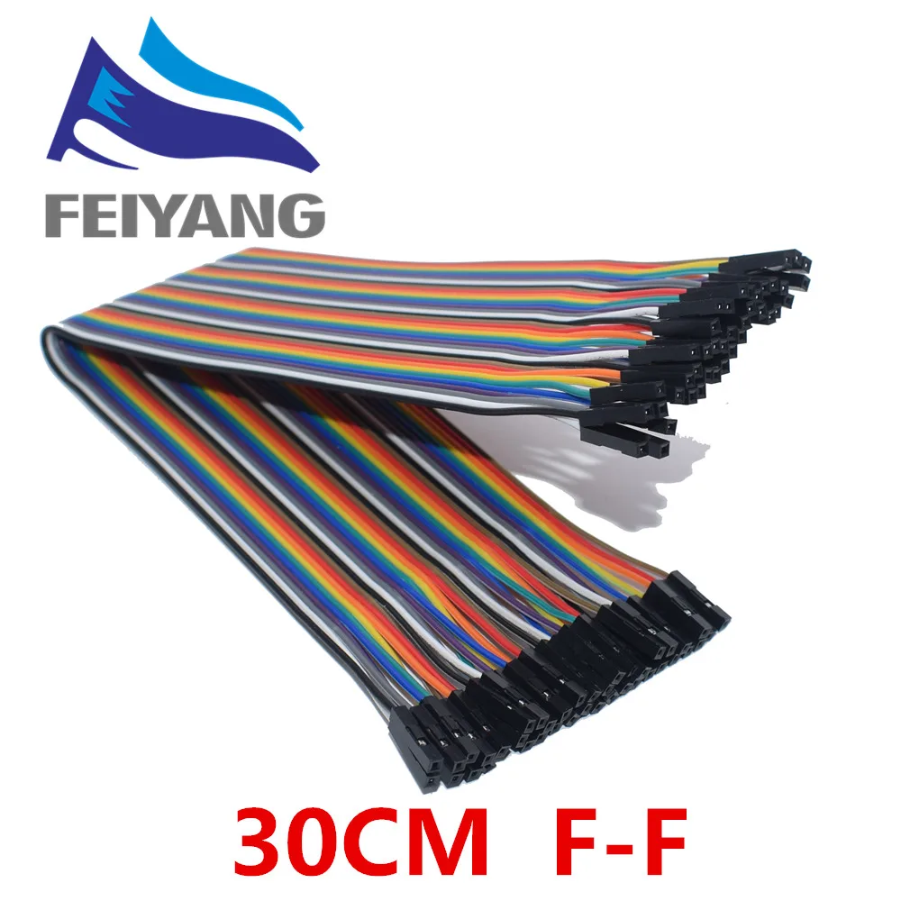 400 шт./лот 10x40 шт. кабель Dupont/линия 10 см/20 см/30 см 2 54 мм от штекера к гнезду или