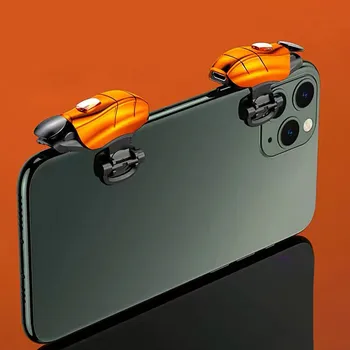 

1 Pair Gamepad for PUBG Mobile Game Portable Button Trigger Game Controller Gamepad for Android iOS Game for Smartphone Tablet